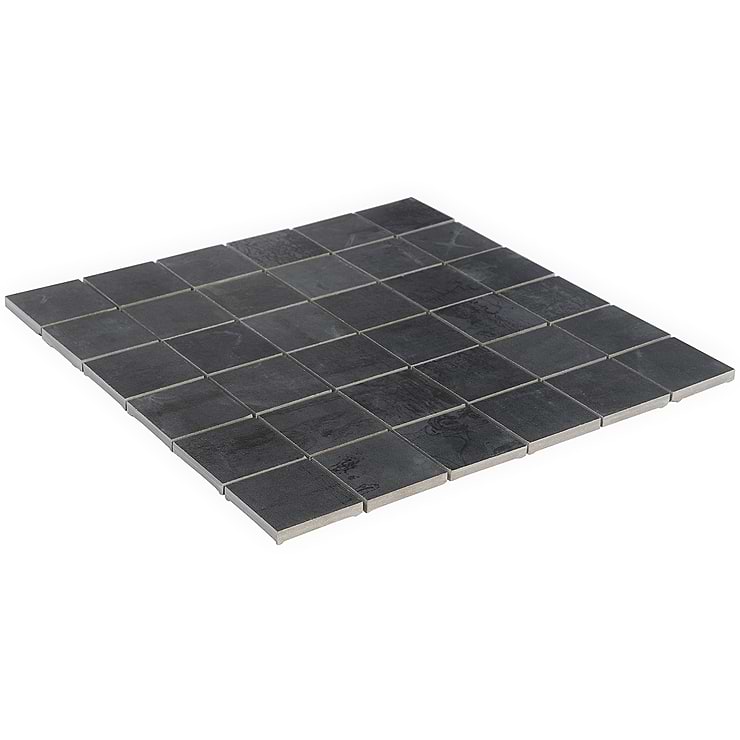 Angela Harris Inspira Dark Gray 2x2 Matte Porcelain Mosaic Tile
