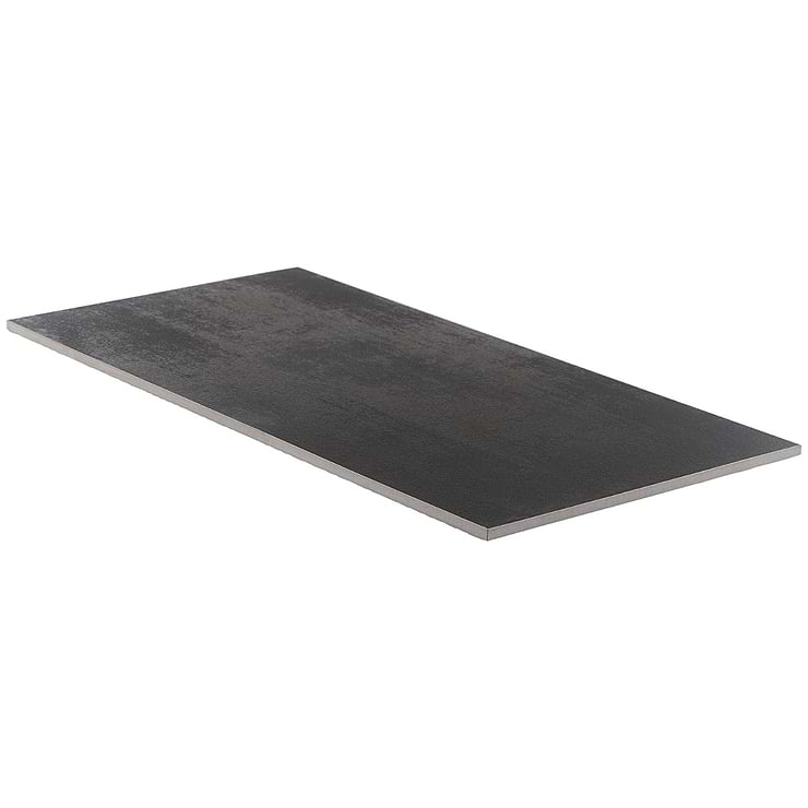 Hewlett Black Iron 12x24 Matte Porcelain Tile