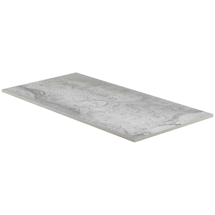 Hewlett Metal Silver 12x24 Matte Porcelain Tile