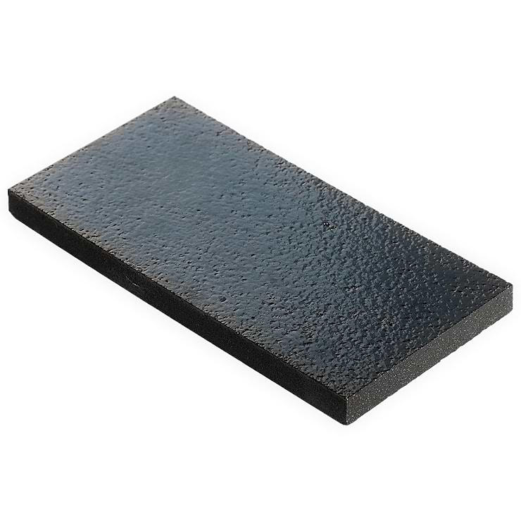 Magma Brick Iron Gray 3x6" Polished Lava Stone Tile