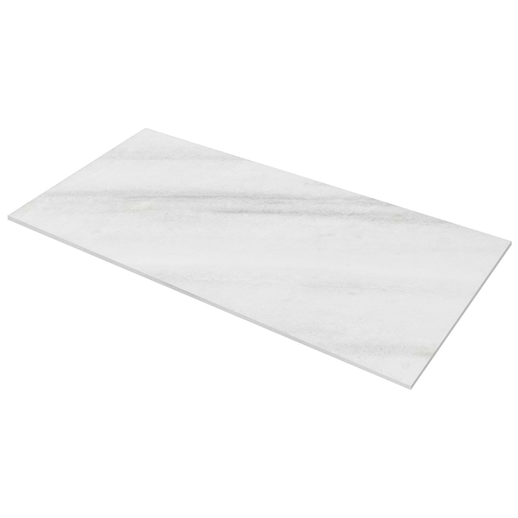 Biarritz White 12x24 Honed Marble Tile