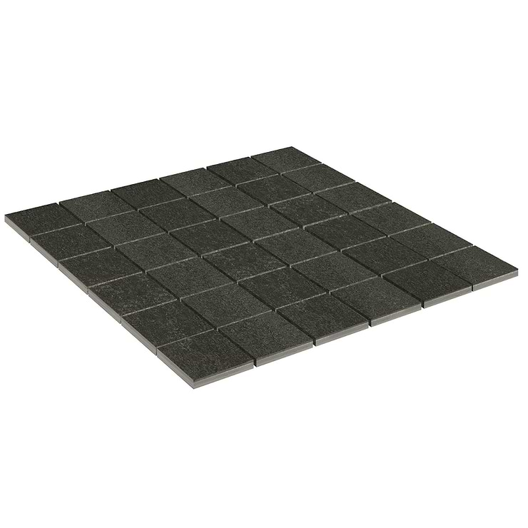 Karo Black 2x2 Matte Porcelain Mosaic