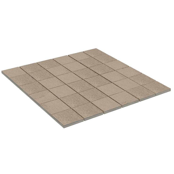 Karo Taupe 2x2 Matte Porcelain Mosaic