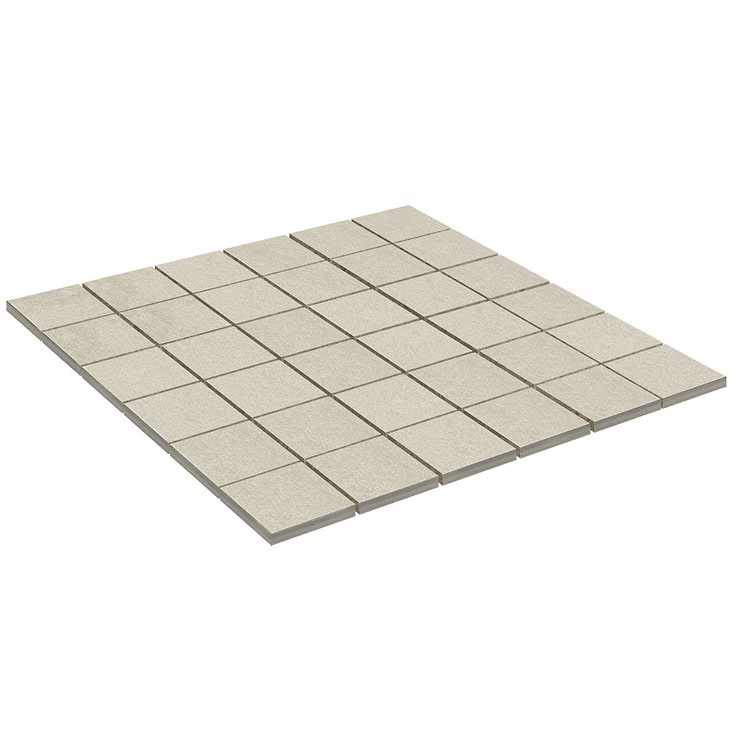 Karo White 2x2 Matte Porcelain Mosaic