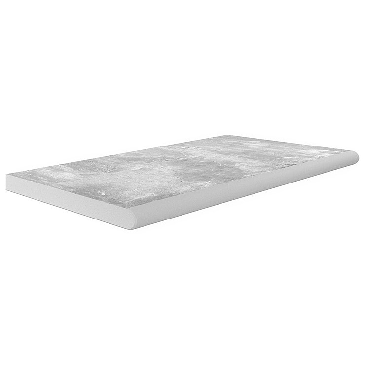 Freestyle Light Gray 12x24 Textured Matte Porcelain 2CM Pool Coping