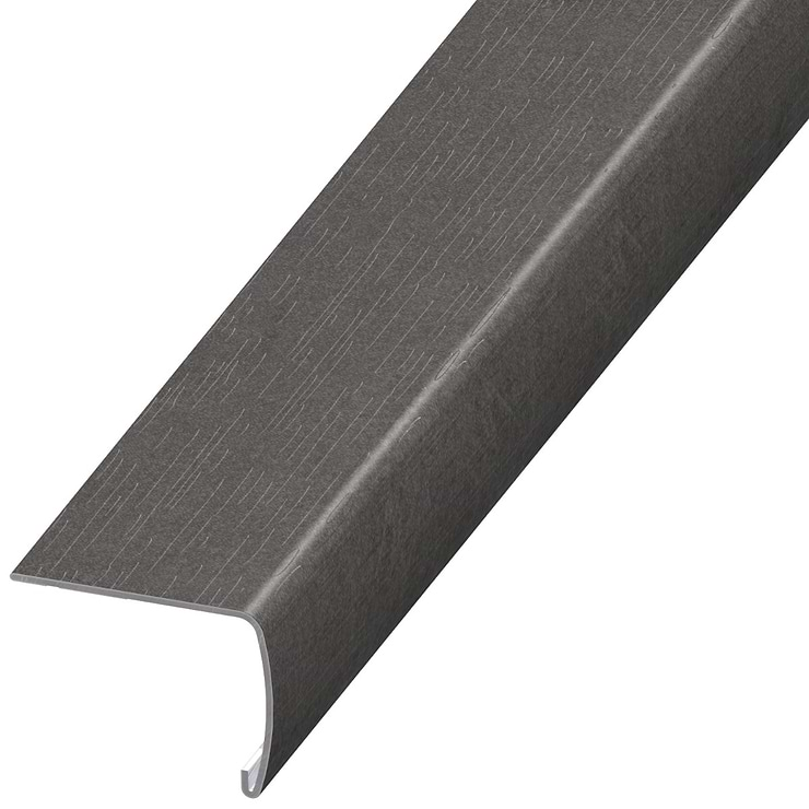 Bond LVT Venom Black 2x1.5x94" VersaEdge Xtra Tall Stair Nose by Versatrim