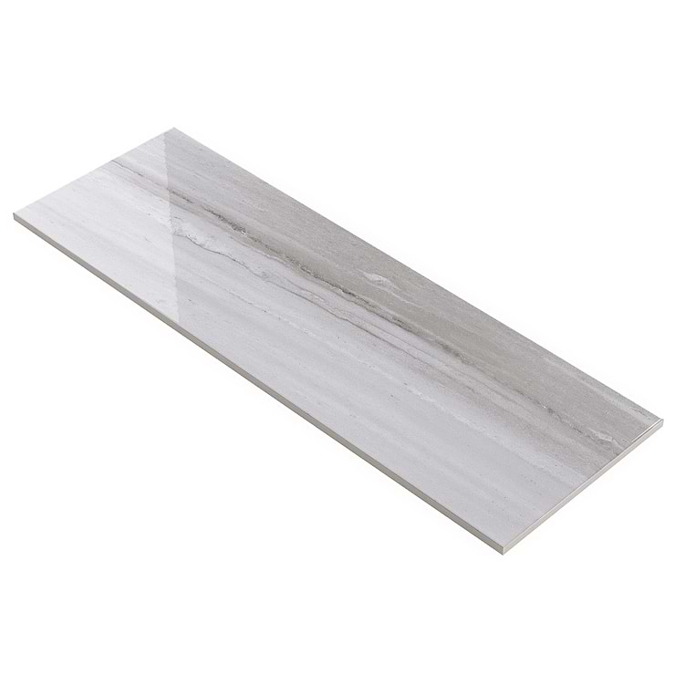 Everest Gray 8x24 Polished Ceramic Tile
