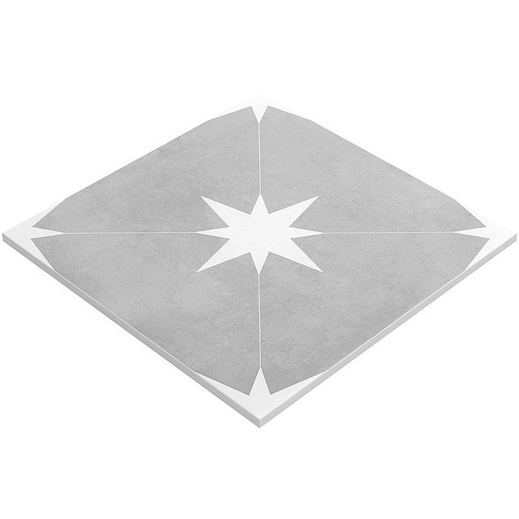 Tau Gris Gray 9x9 Matte Porcelain Tile