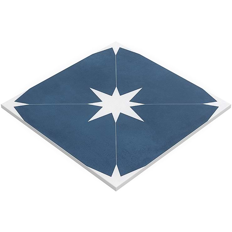 Tau Navy Blue 9x9 Matte Porcelain Tile