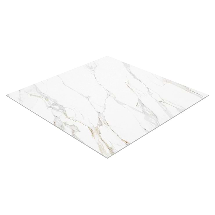 Minera Aurora Gold 48x48 Marble Look Polished Porcelain Tile