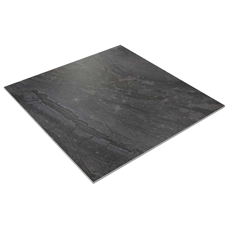 Santo Charcoal Black 36x36 Matte Porcelain Tile