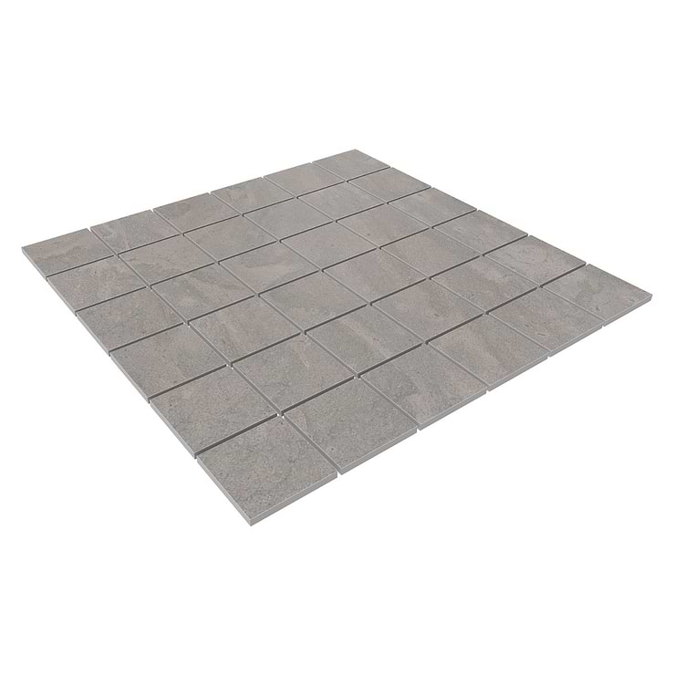 Santo Pearl Gray 2x2 Matte Porcelain Mosaic Tile