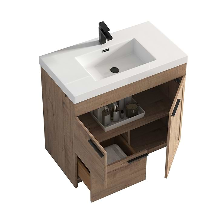 Mona 36" Classic Oak Vanity And Counter