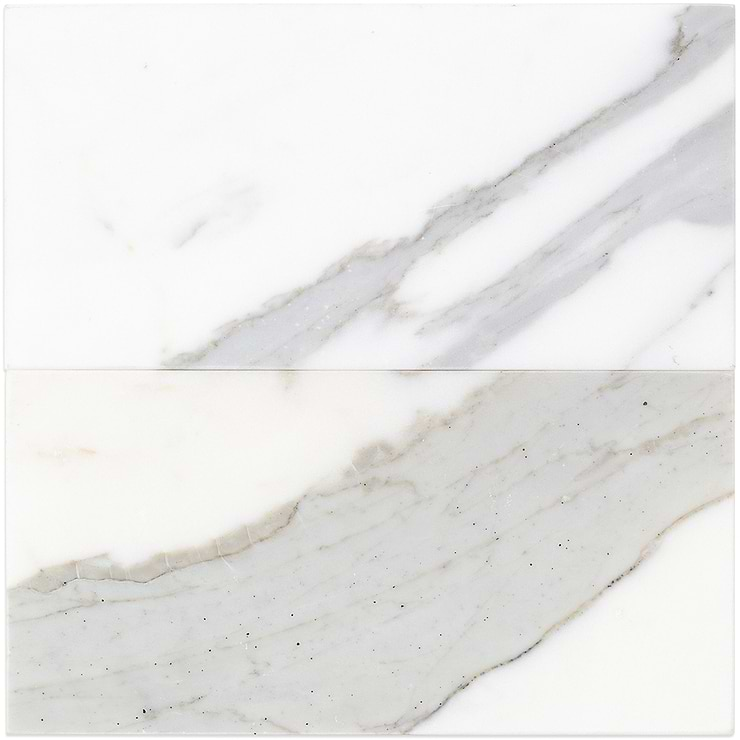 Calacatta 4x8 Polished Marble Tile