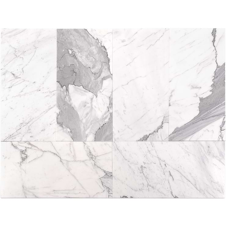 Calacatta Select 12x24 Polished Marble Tile