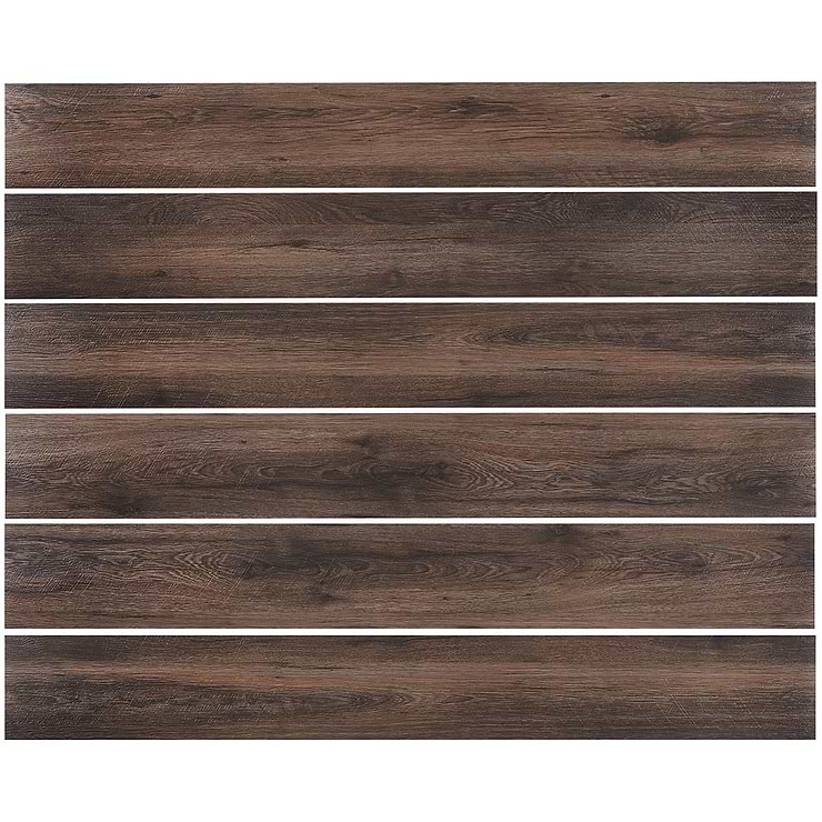 ReNew Lofty Oak Anthracite 12mil Wear Layer Glue Down 6x48 Luxury Vinyl Plank Flooring