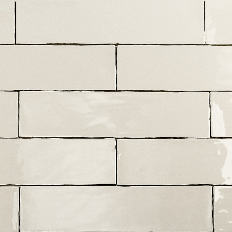 Lancaster Vanilla Cream Ivory 3x12 Polished Ceramic Subway Tile