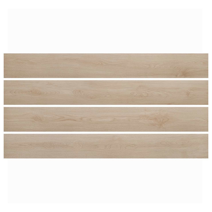 Oaktree Elegant Ash Beige 7x60 XL Wood Look Matte Porcelain Tile