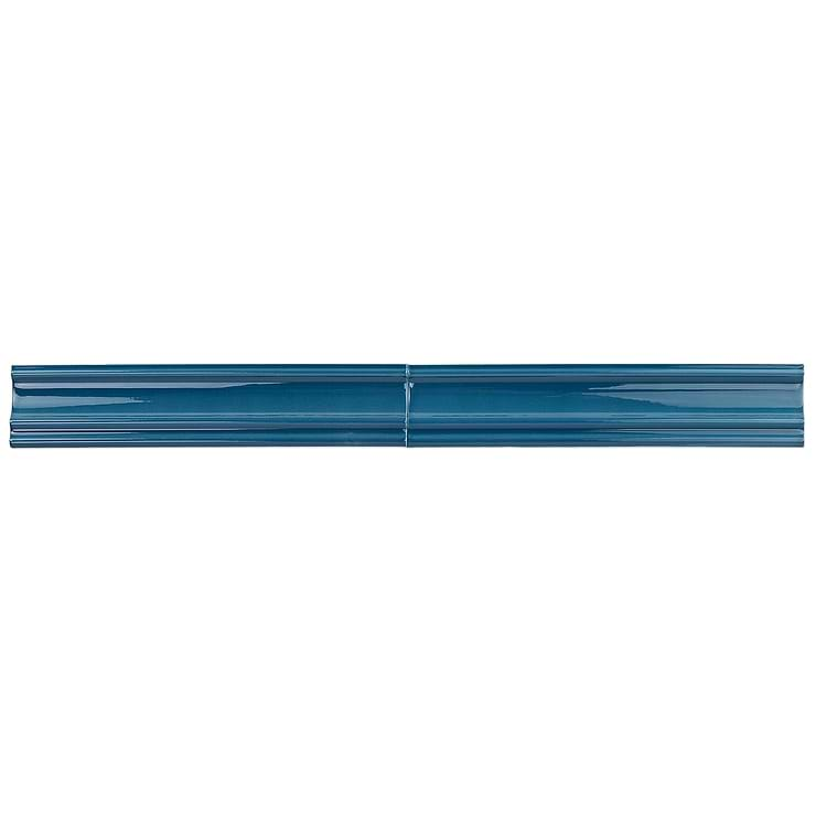 Seaport Atlantic 2x10 Polished Ceramic Chair Rail Liner