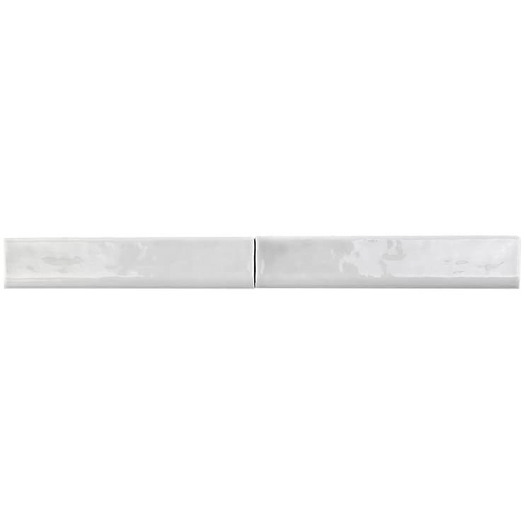 Seaport Hibiscus 2x10 Polished Ceramic Bullnose