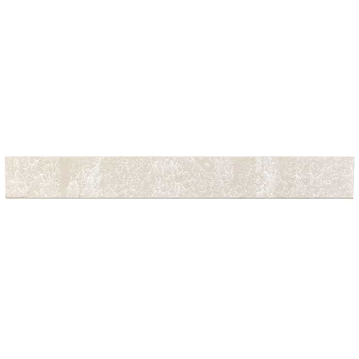 Marble Tech Bianco Gioia 3x24 Polished Porcelain Bullnose