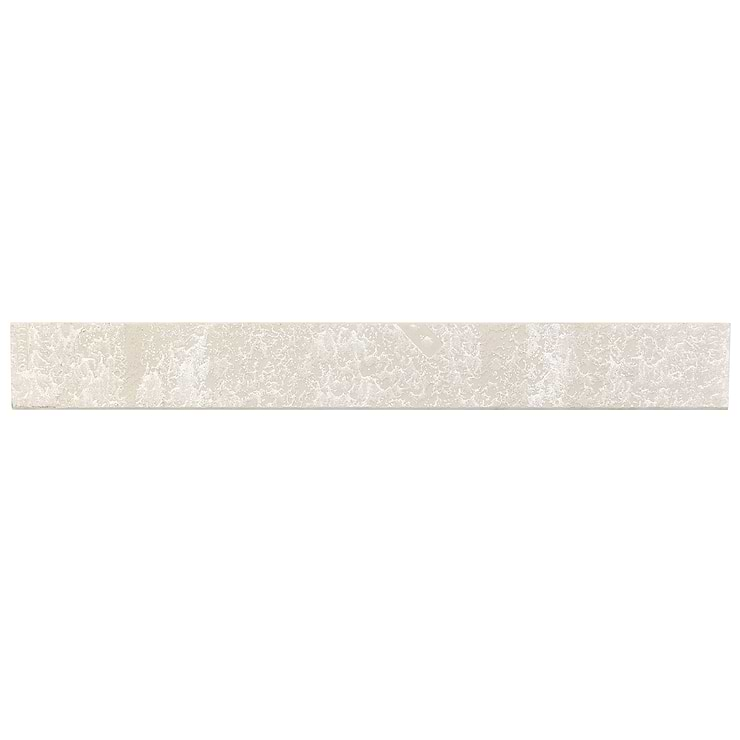 Marble Tech Bianco Gioia 3x24 Polished Porcelain Bullnose