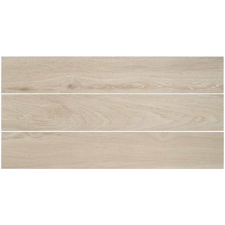 Silkwood Almond Beige 8x48 Matte Porcelain Wood Look Tile