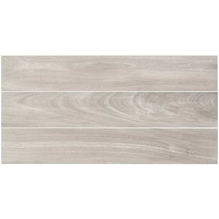 Silkwood Gray 8x48 Matte Porcelain Wood Look Tile