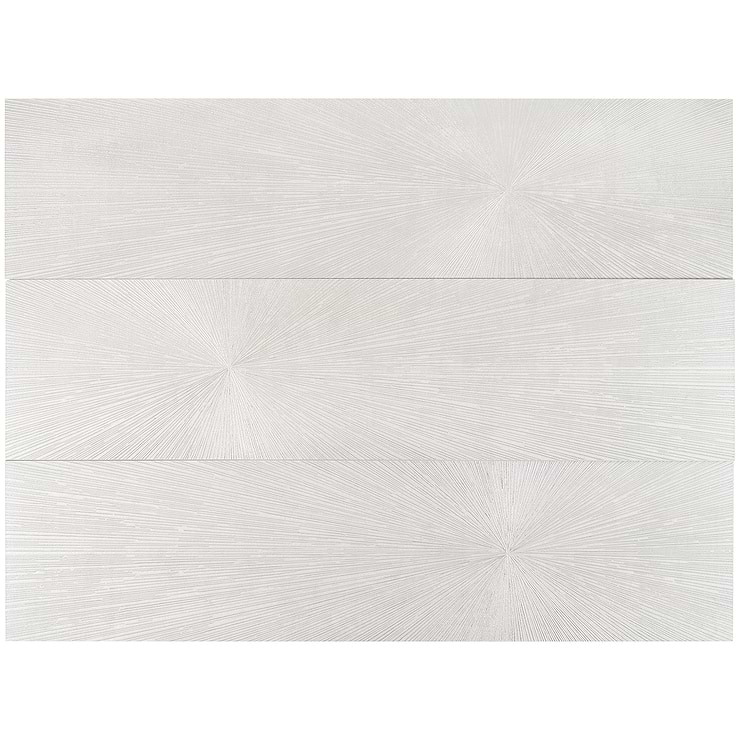 Twilight White Alfa 12x48 Metal Look Porcelain Tile