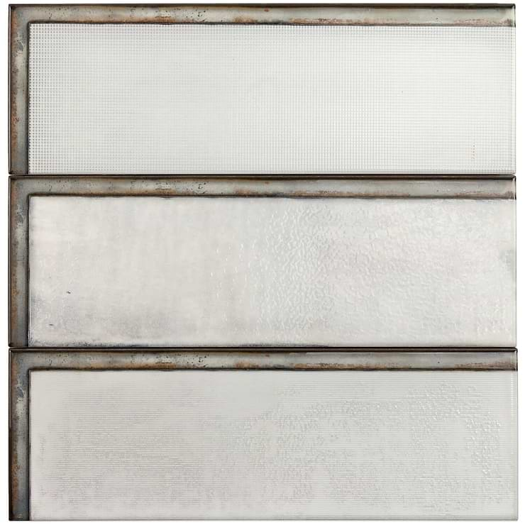 Diesel Industrial Glass White Ceramic Wall Tile