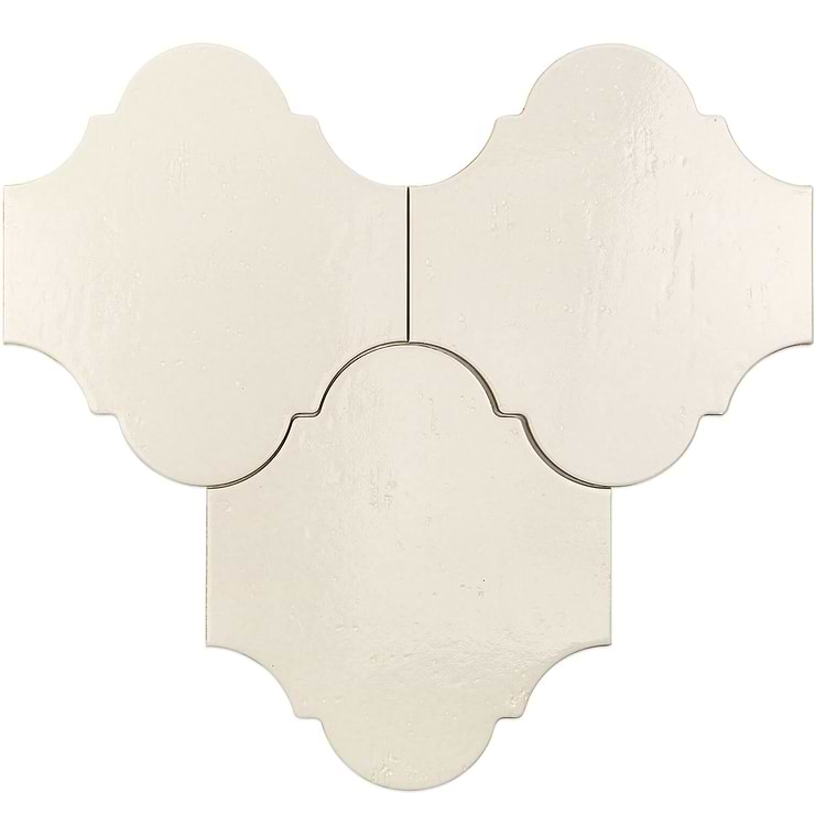 Cavallo Swiss Coffee Arabesque Porcelain Tile