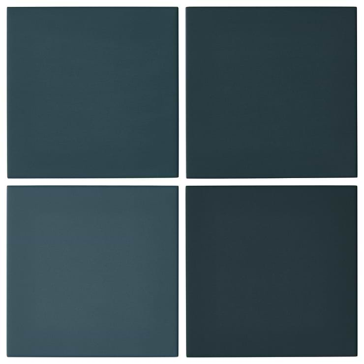 Born Teal Blue 5x5 Matte Porcelain Tile