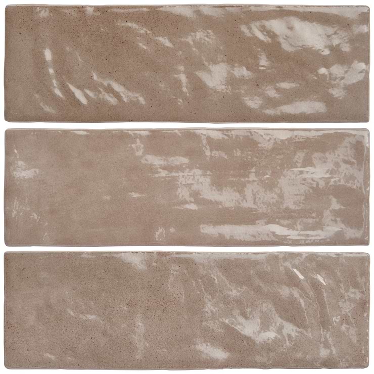 Portmore Taupe 3x8 Glazed Ceramic Tile