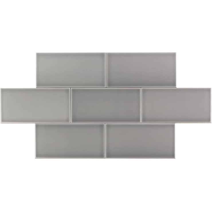 Vector Gris 4x8 Polished Ceramic Tile