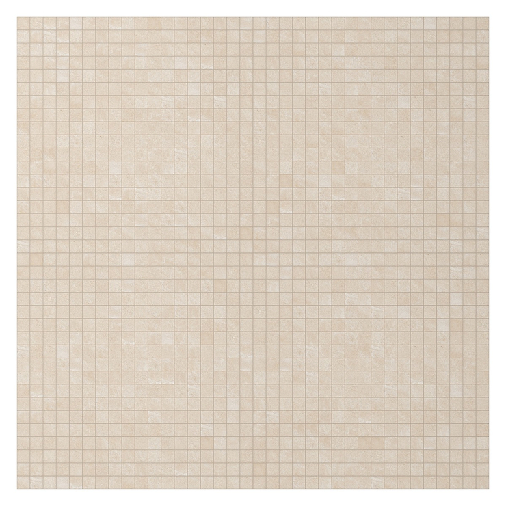 Era Crema Beige 2x2 Limestone Look Matte Porcelain Mosaic Tile