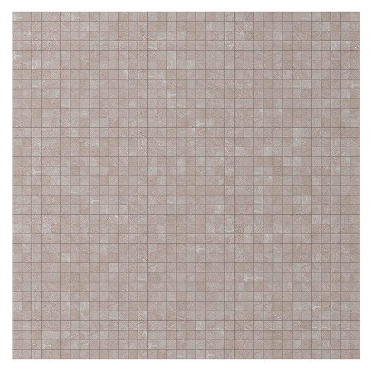 Era Caramel Brown 2x2 Limestone Look Matte Porcelain Mosaic Tile