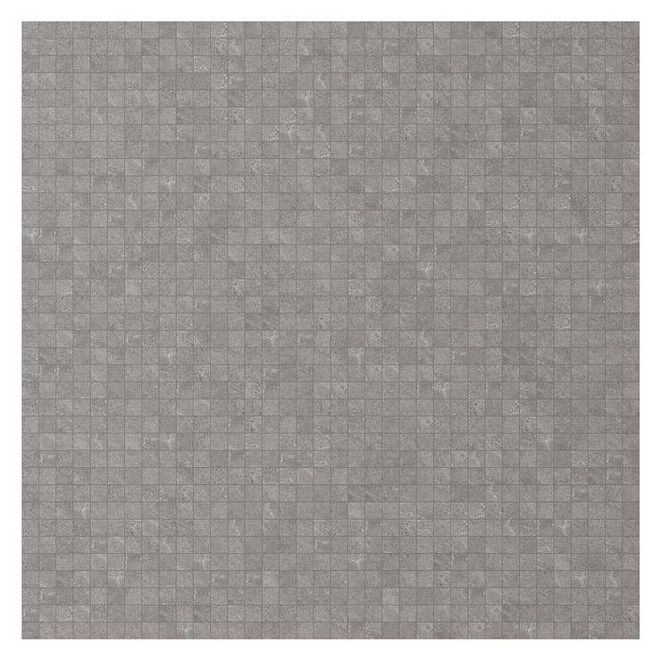 Era Slate Gray 2x2 Limestone Look Matte Porcelain Mosaic Tile