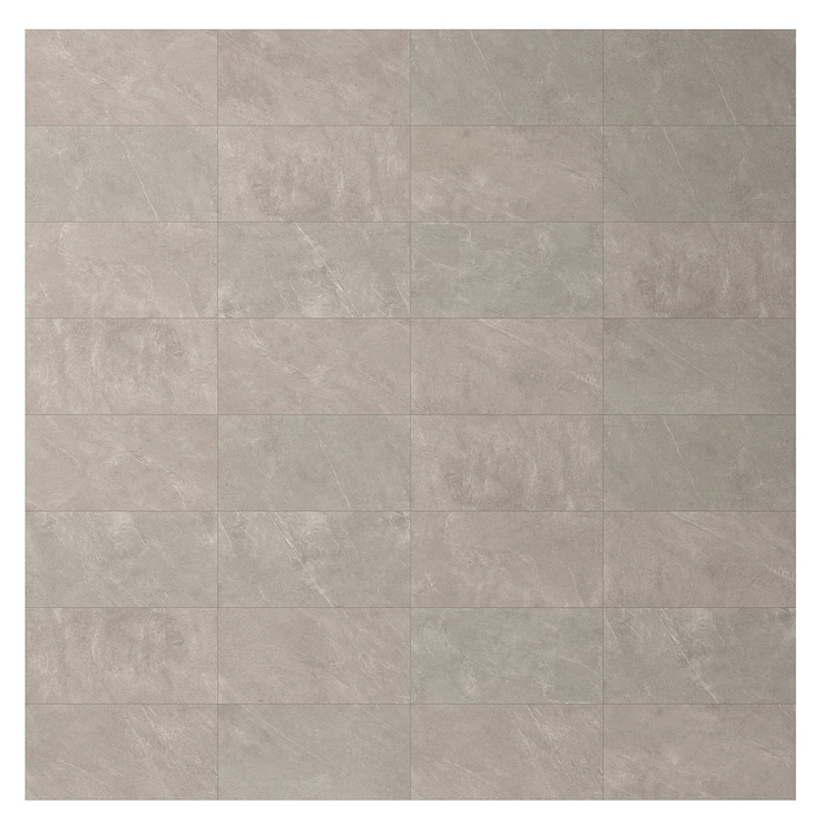 Era Silver Gray 12x24 Limestone Look Matte Porcelain Tile