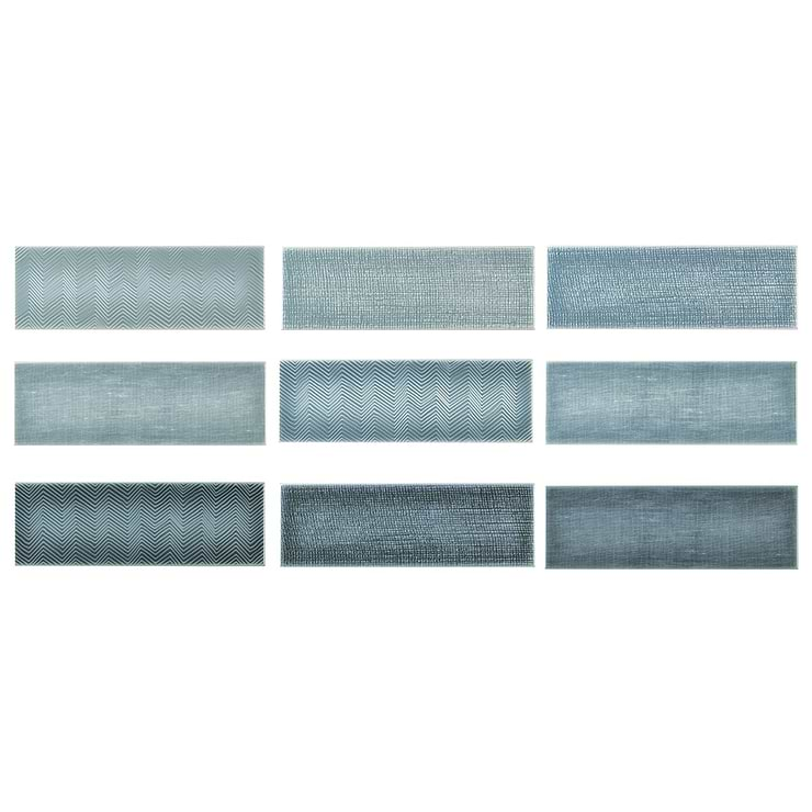 Splendor Blue 4x12 Polished Ceramic Subway Wall Tile