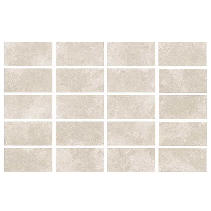 Marmo Perfetto Crema Beige 24x48 Semi Polished Porcelain Tile