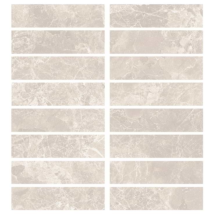 Marmo Perfetto Crema Beige 4x16 Semi-Polished Porcelain Tile