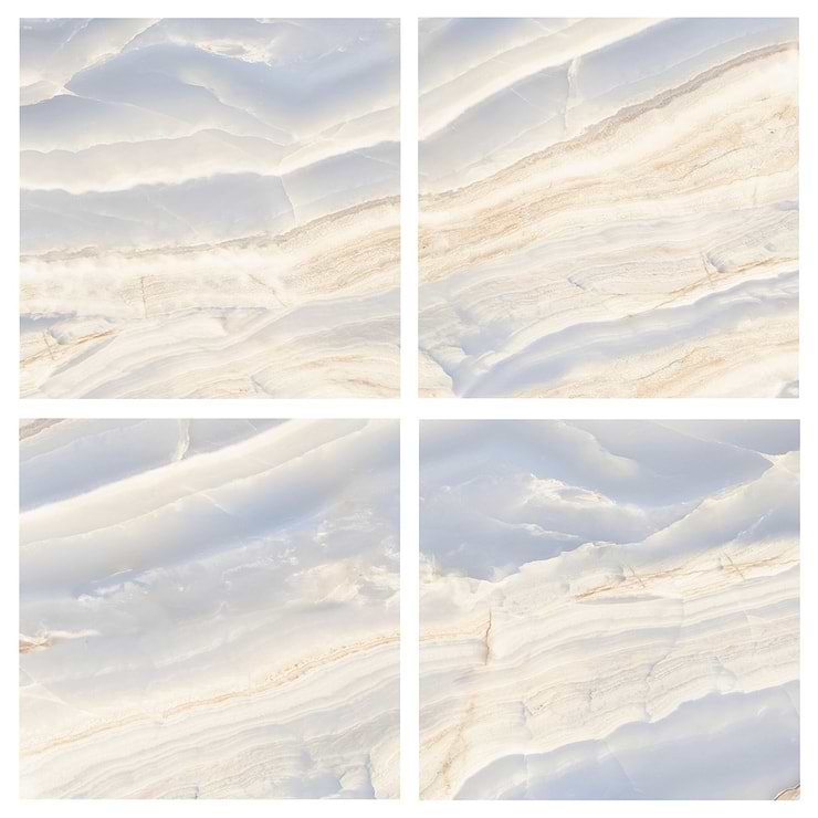 Lumina Onyx Opera Blue 24x24 Polished Porcelain Tile
