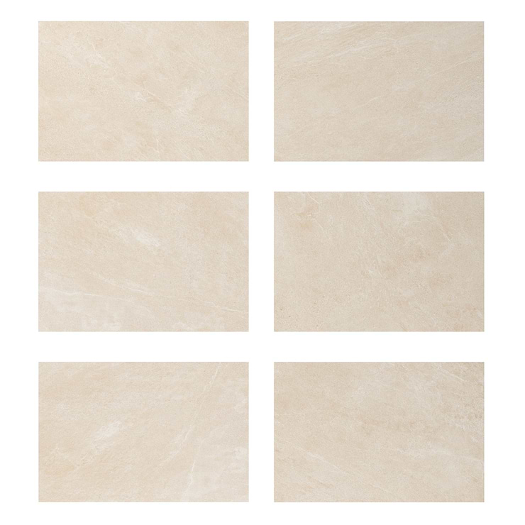 Era Crema Beige 24x36 2CM Limestone Look Matte Porcelain Paver