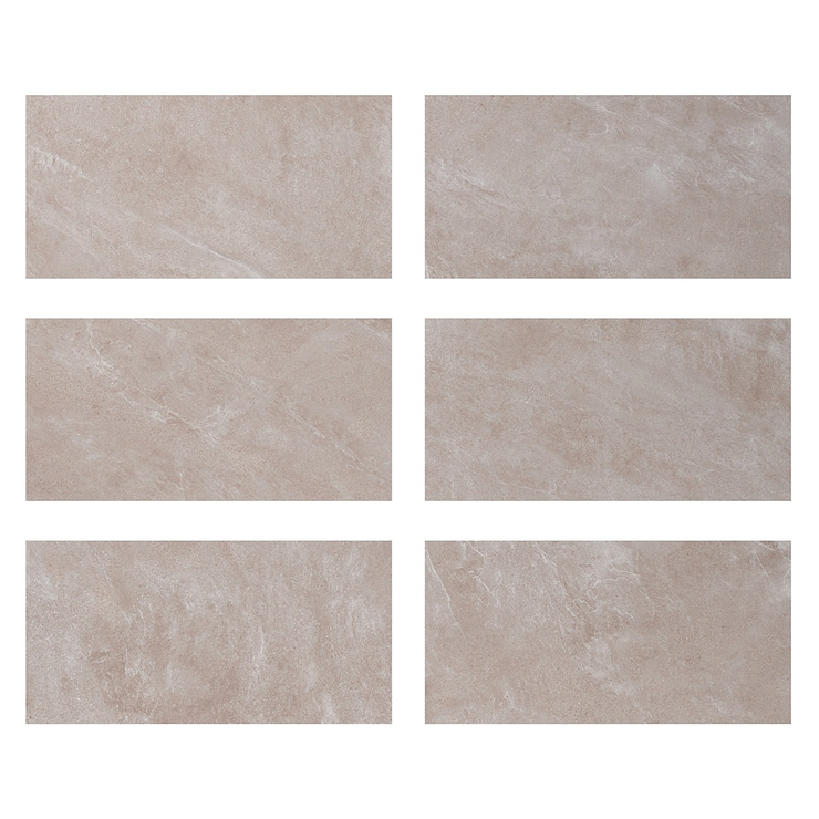 Era Caramel Brown 24x48 Limestone Look Matte Porcelain Tile