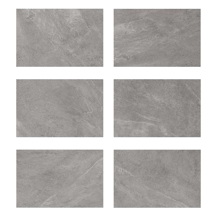 Era Slate Gray 24x36 2CM Limestone Look Matte Porcelain Paver