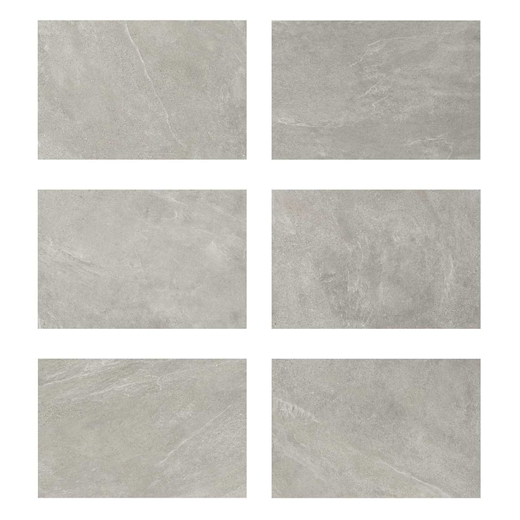 Era Silver Gray 24x36 2CM Limestone Look Matte Porcelain Paver