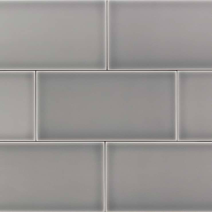 Vector Gris 4x8 Polished Ceramic Tile