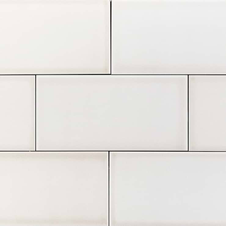 Vector Hueso 4x8 Polished Ceramic Tile