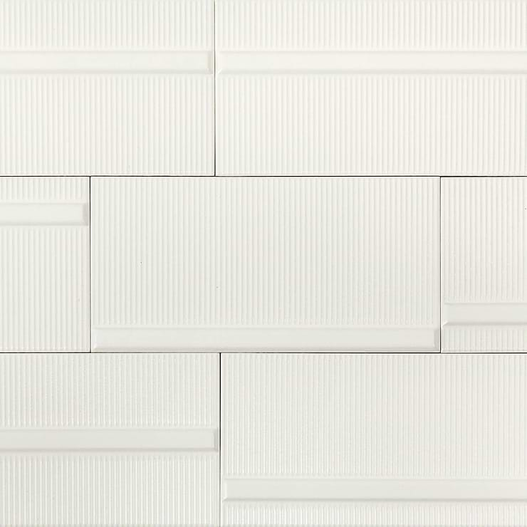 Vector Reverb Hueso 4x8 Polished Ceramic Tile