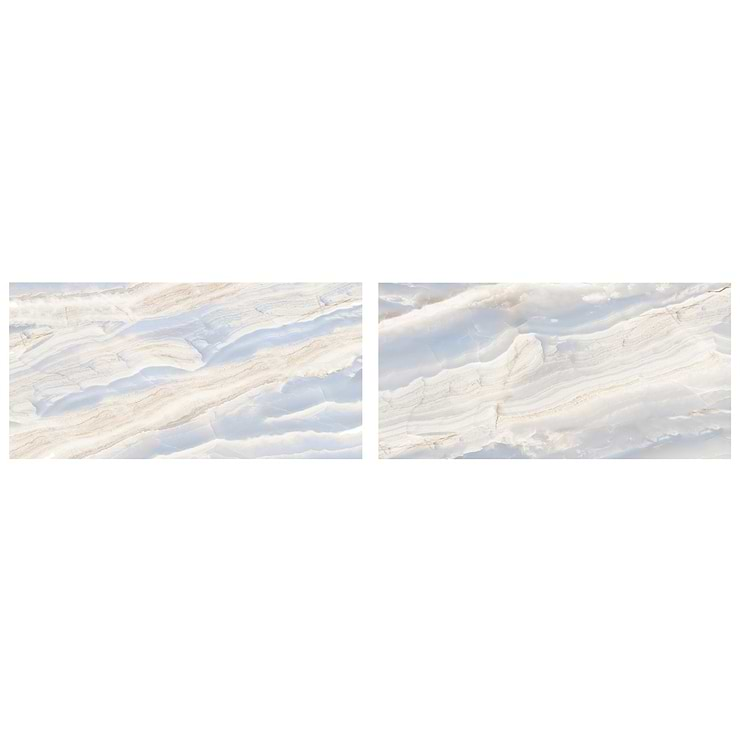 Lumina Onyx Opera Blue 24x48 Polished Porcelain Tile